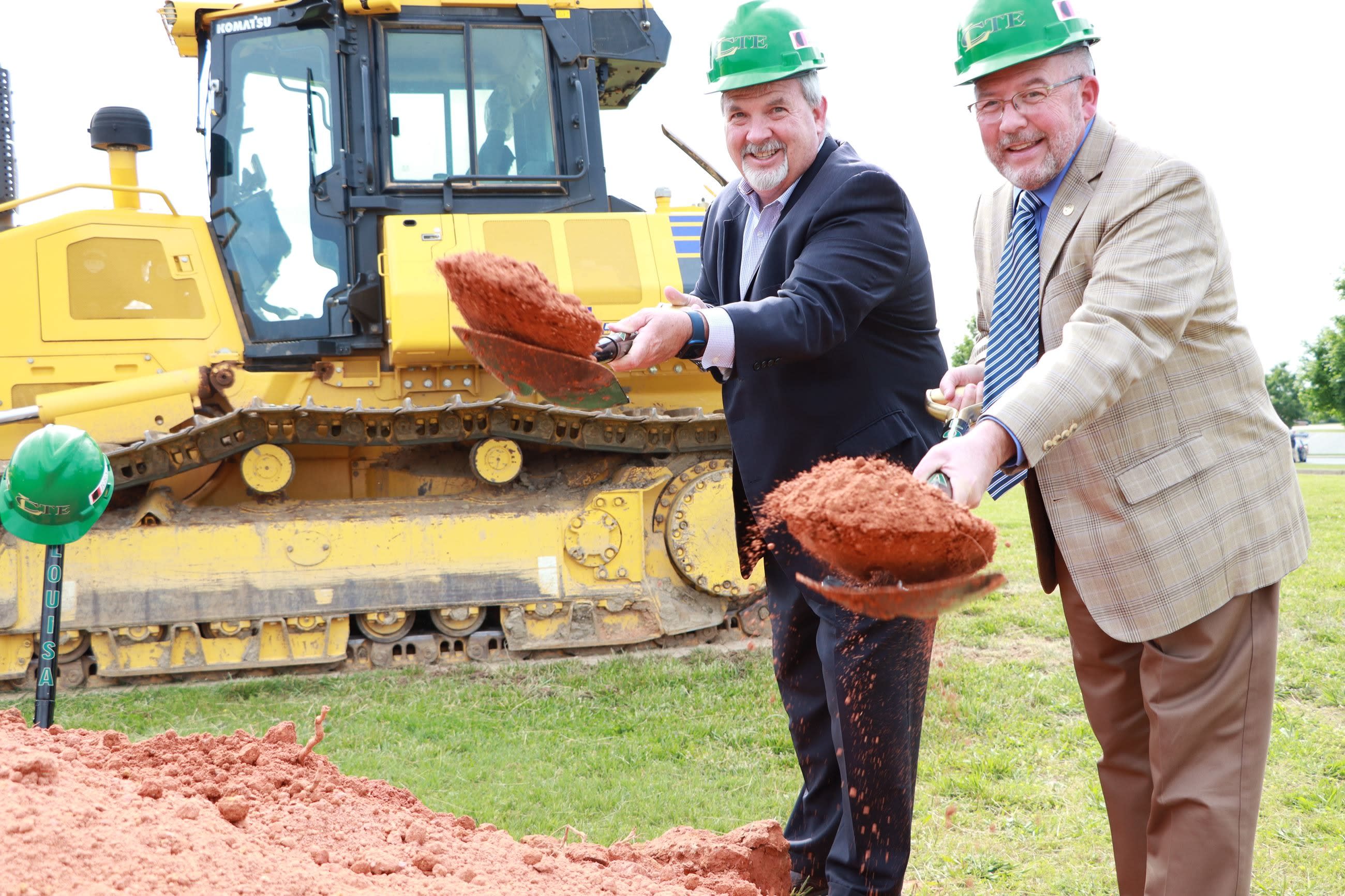 Duane Adams at CTE Groundbreaking