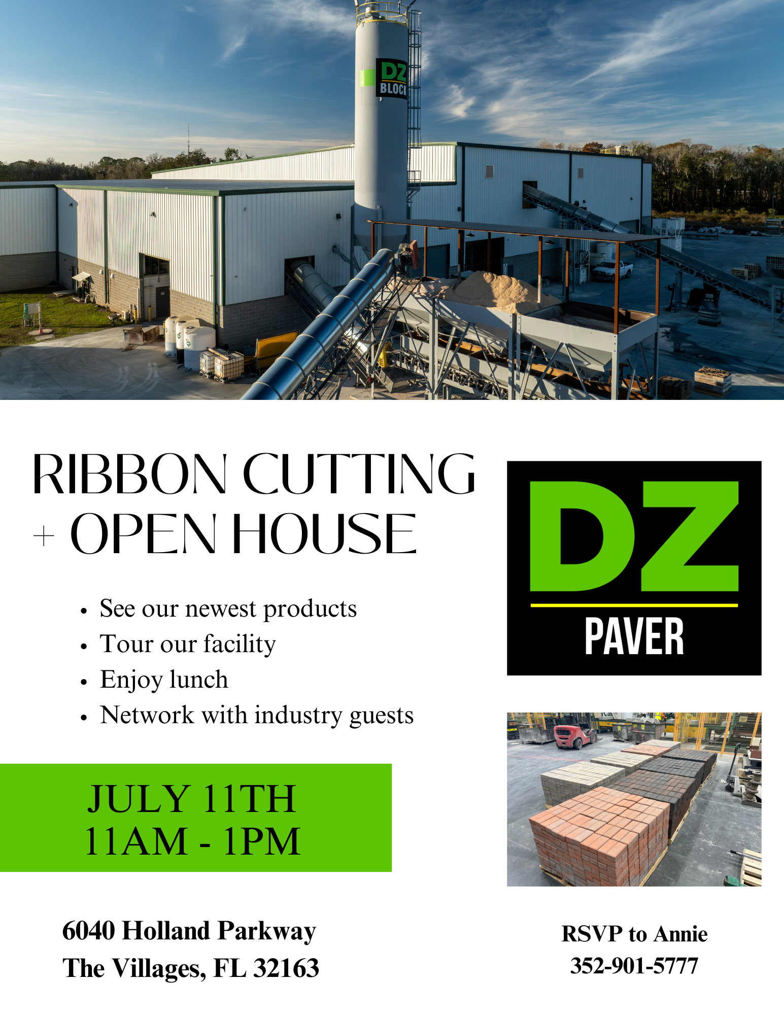 Ribbon Cutting/Open House for DZ Corporation