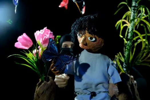 “Juana and the Missing Mayan Book,” a puppet show presented by Chio Cabrera, will be presented Sept. 19 at The Hemmens Cultural Center in Elgin. (Chio Cabrera)