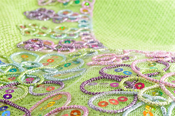 Clothing with applique