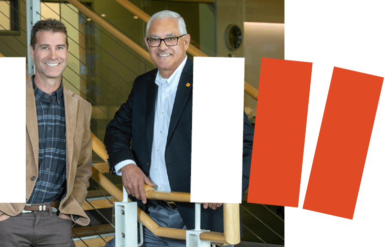 About_accent Kendal Giles, President / Principal / Architect (left), Benjamin Gardner, CEO / Principal / Architect (Right).