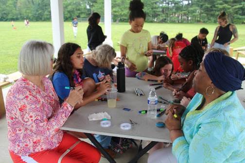 A group of women sitting at a table

AI-generated content may be incorrect.