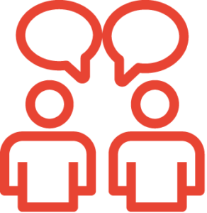 Talking icon