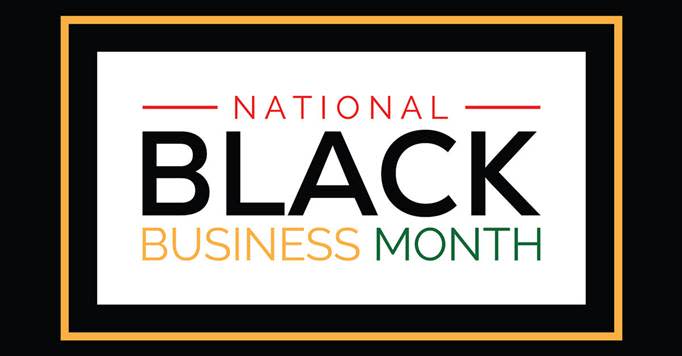 Black Business month banner