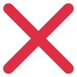 ❌
