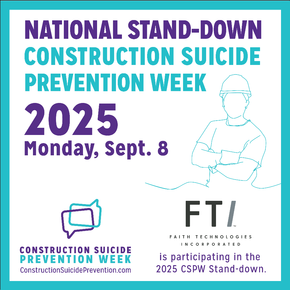 A poster for a construction prevention weekAI-generated content may be incorrect.