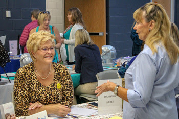 Photo of senior citizen at senior health event