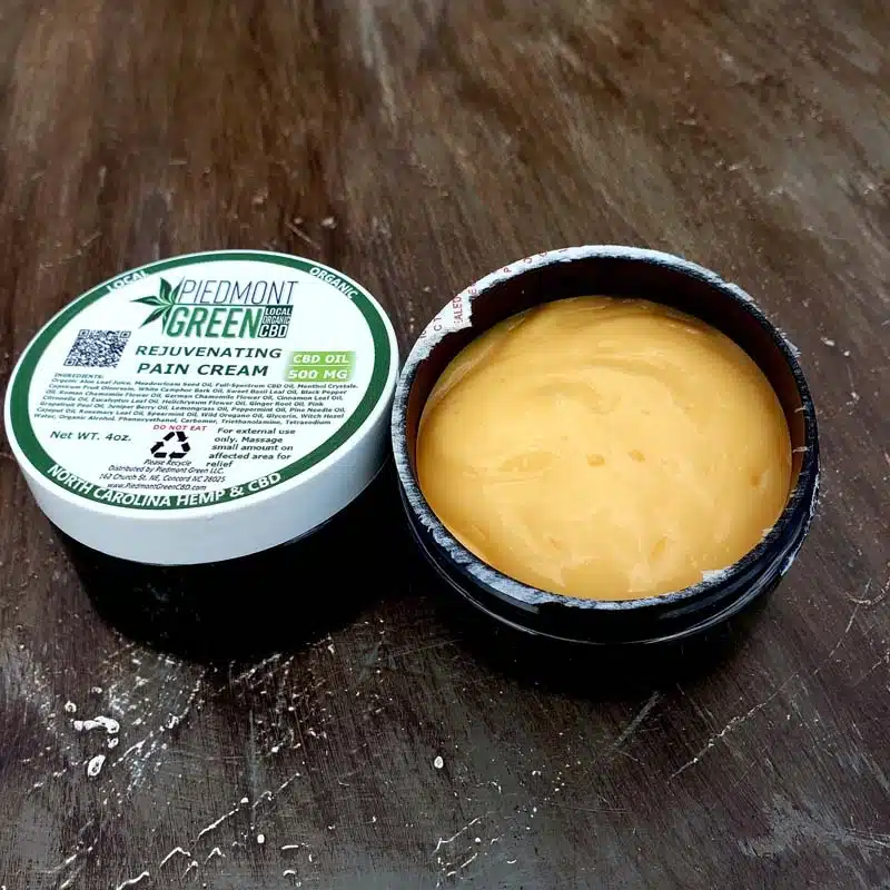 close up of cbd pain cream