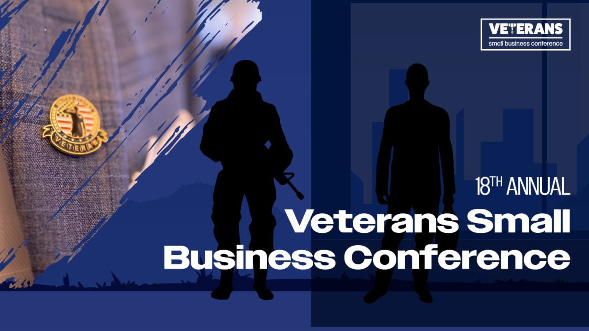 Event graphic for Veterans Small Business Conference