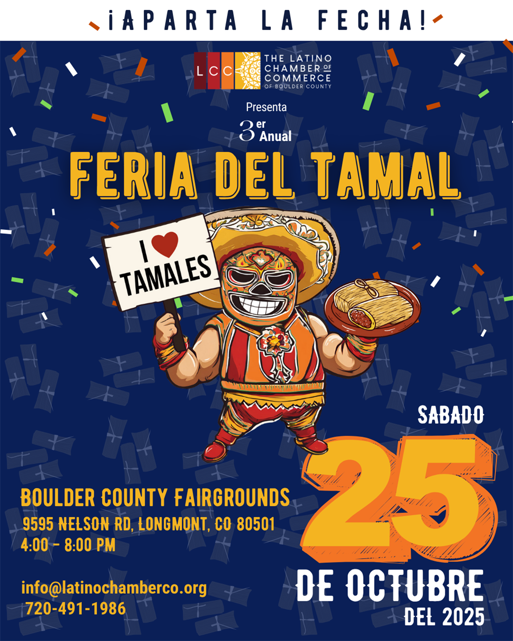 Flyer for Feria del Tamal