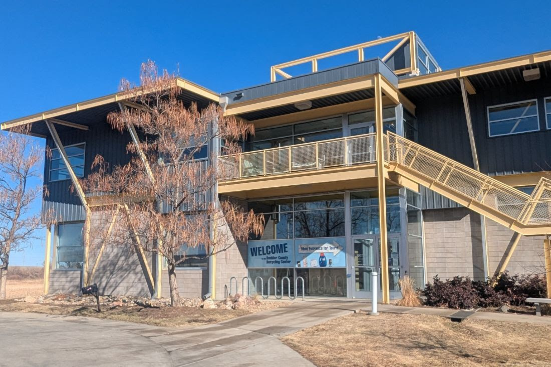 Boulder Recycling Center main entrance 