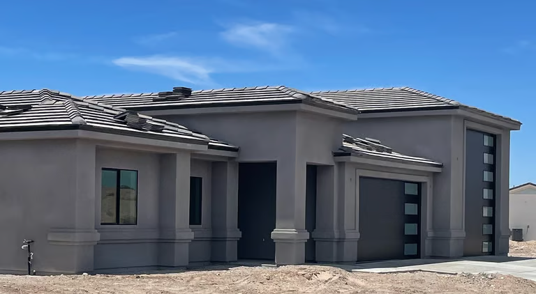 RV Garage custom home build