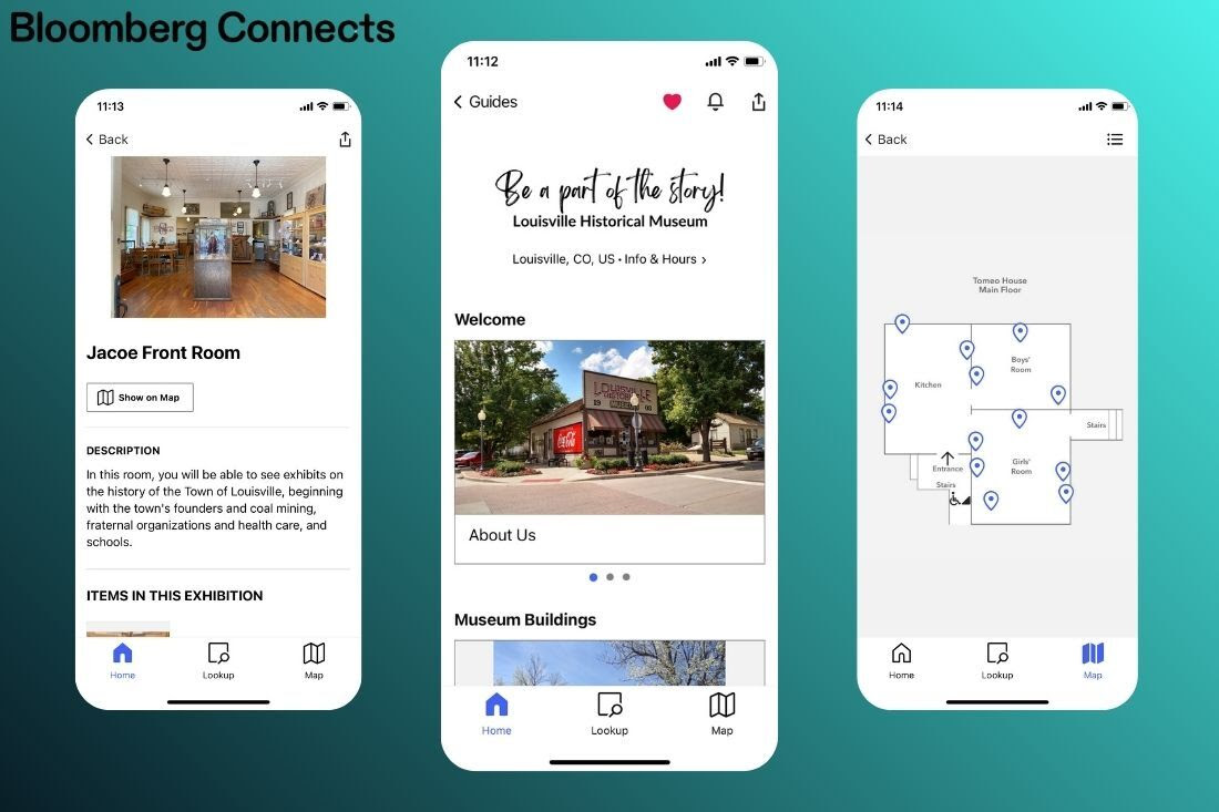 Screenshots of the Museum