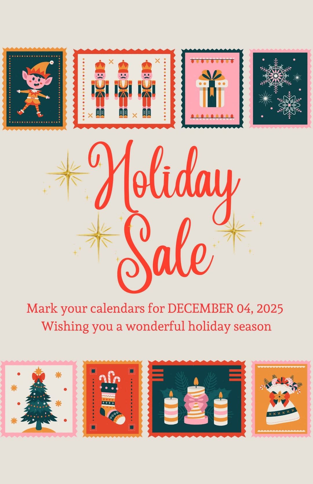 May be a graphic of gingerbread cookie and text that says