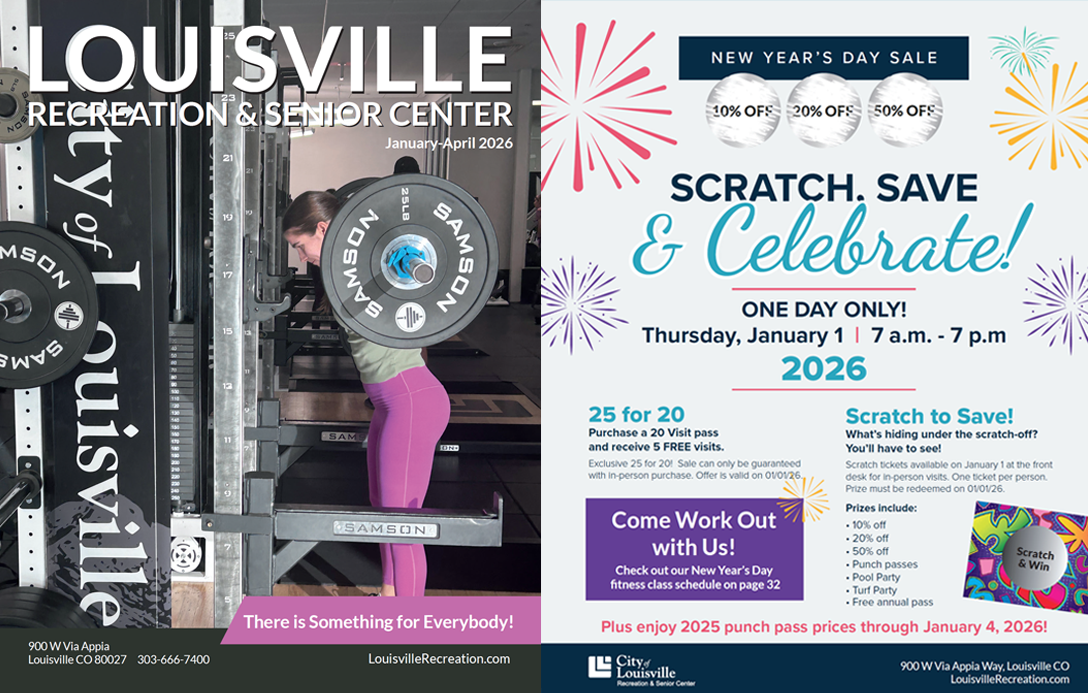 Front and back of Winter Catalog 