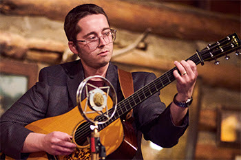 Guitarist Bryon Dubrow playing guitar