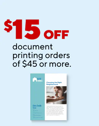 Up to $100 off custom print orders