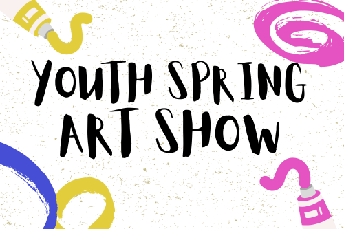 Youth Spring Art Show Banner