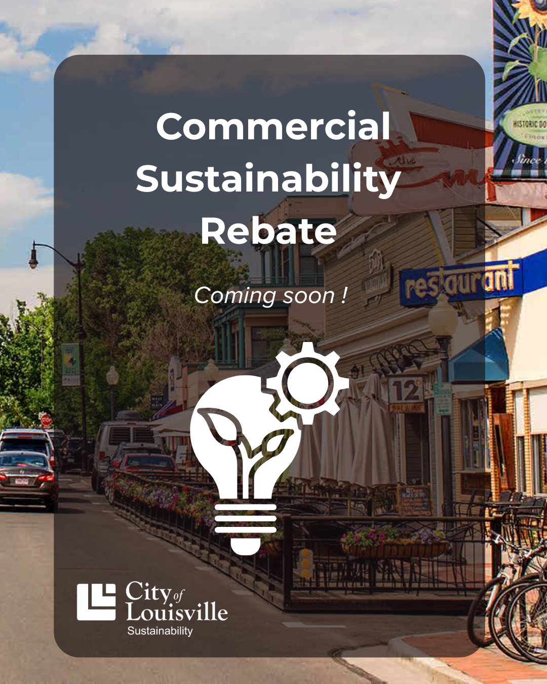 Commercial Sustainability Rebate Launch