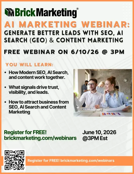 AI Marketing Webinar: Generate Better Leads With SEO, AI Search (GEO) & Content Marketing