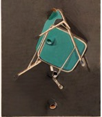 A drawing of a chair and a table AI-generated content may be incorrect.