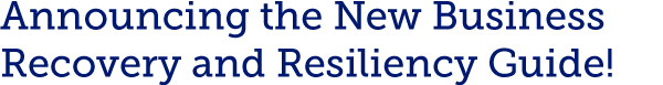 Announcing the New Business Recovery and Resiliency Guide!