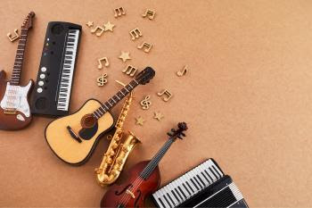Various musical instruments for Back to Bach Project
