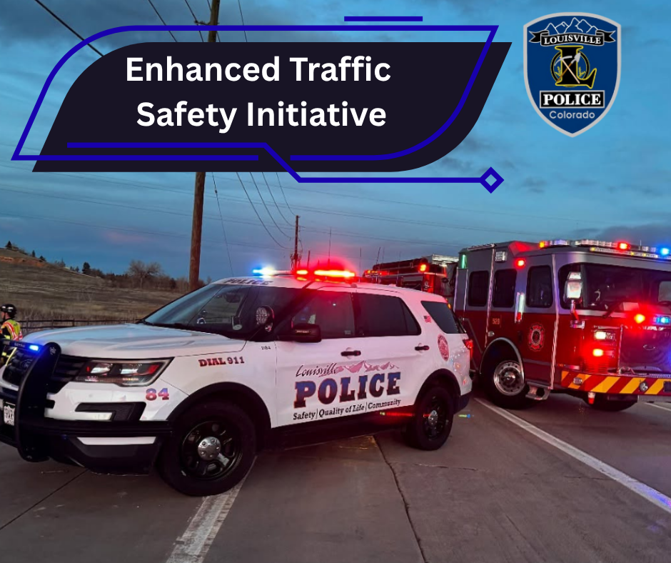 Police car and firetruck
