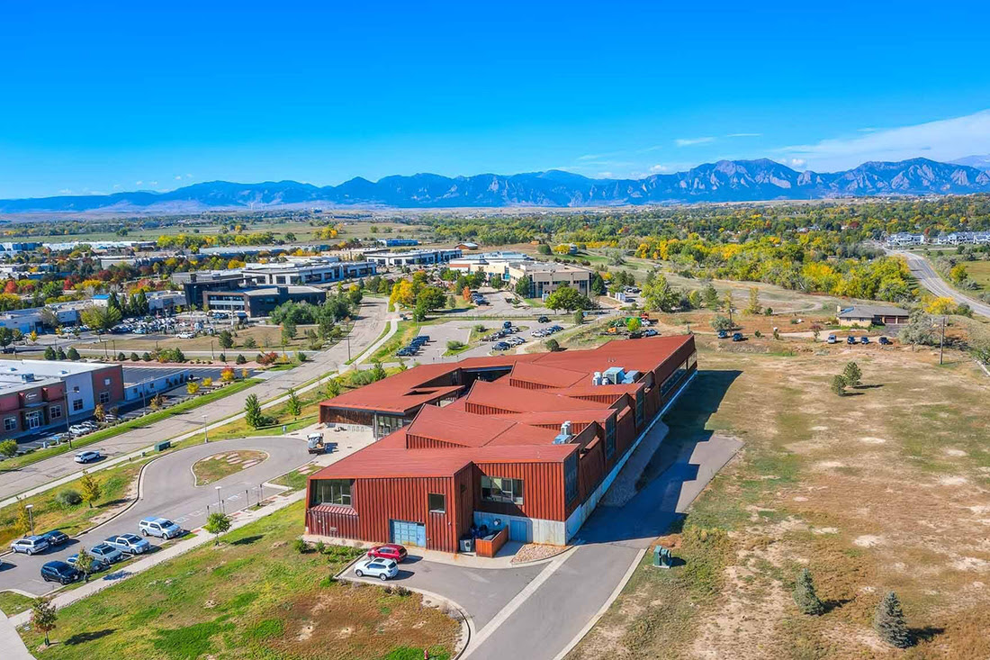 Aerial photo of 101 South Taylor Avenue in Louisville