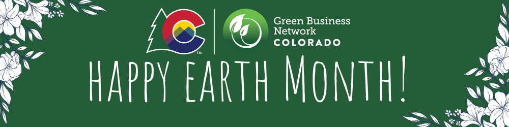 Happy  Earth Month banner.