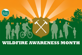 Boulder County Wildfire Awareness Month logo
