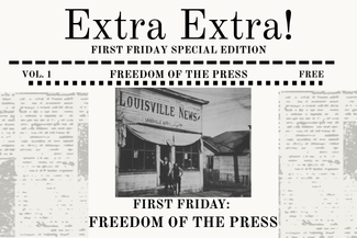 Freedom of the Press First Friday Advertisement