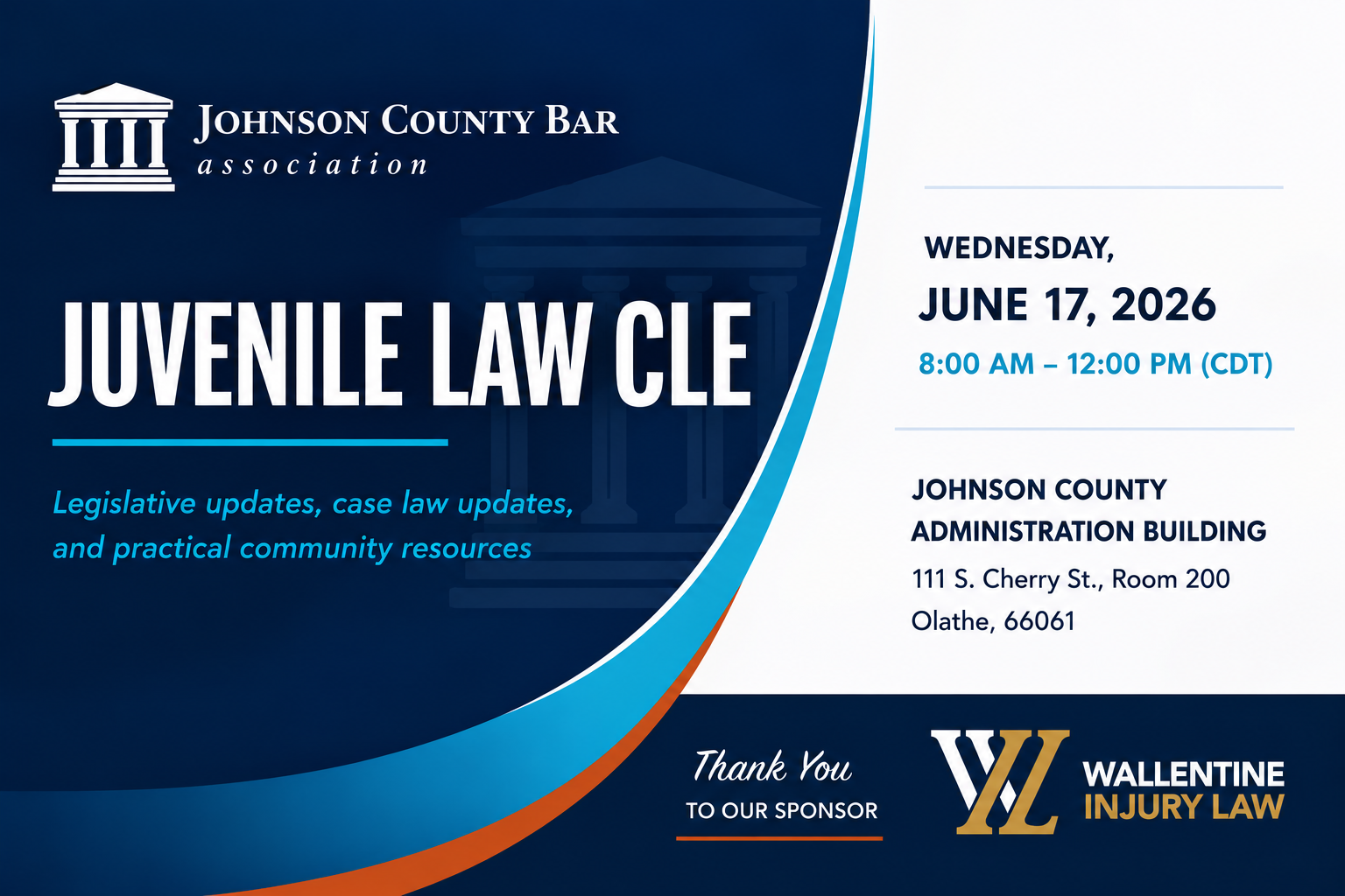 Juvenile Law CLE Flyer