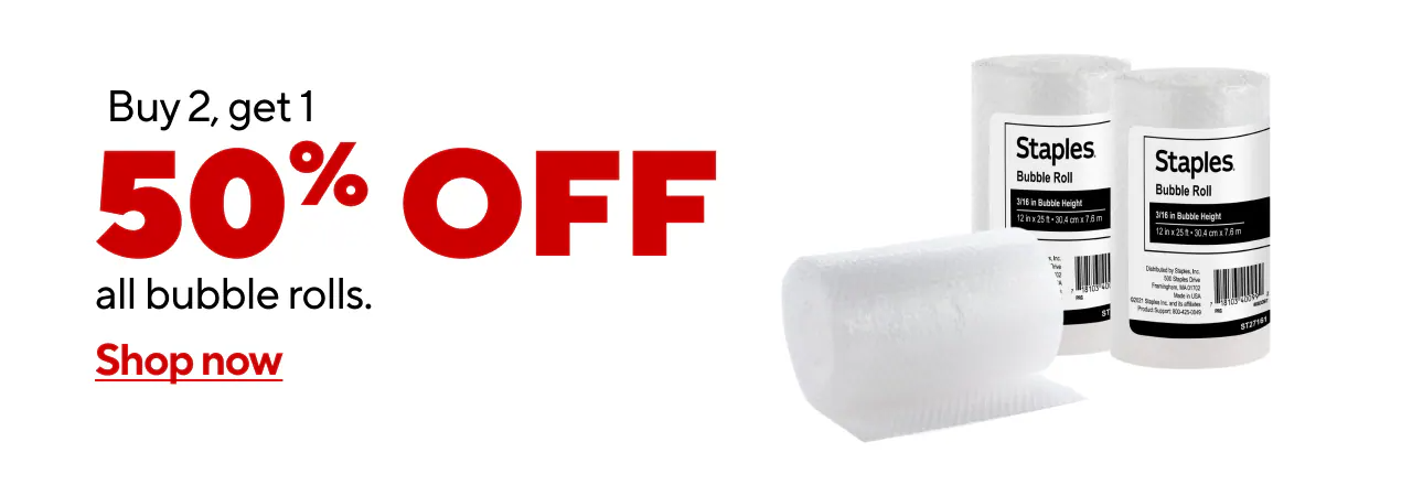 May Moving: Bubble Roll Buy 2 Get 1 50% off