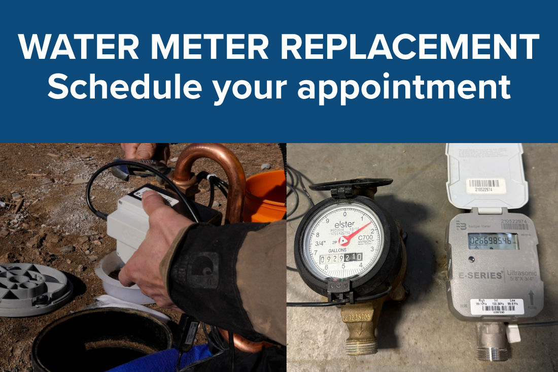 water meter replacement - schedule your appointment