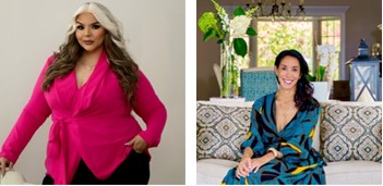 Headshots of Crystal Fazzinga and Stella Cicarone