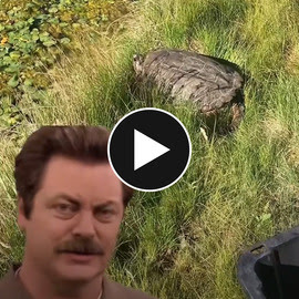 Ron Swanson and Snapping Turtle