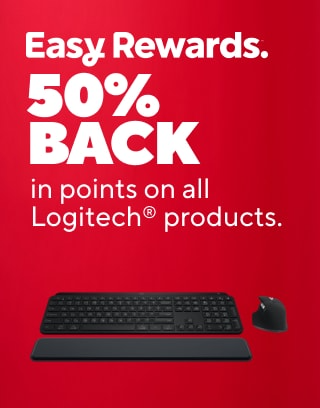 easy DEAL DAYS $38.99 Hammermill Copy Plus paper, 10-ream case 50% back in points on all printers and ink and toner in the same transaction 50% back in points on all Logitech products $279 Apple iPad 11
