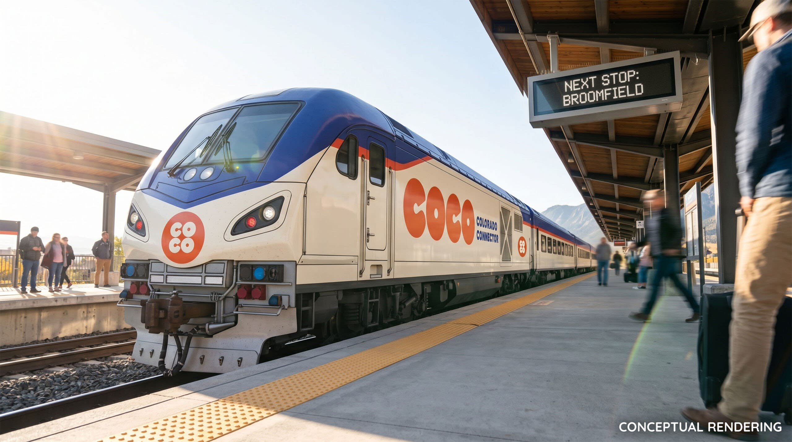 CoCo train at station