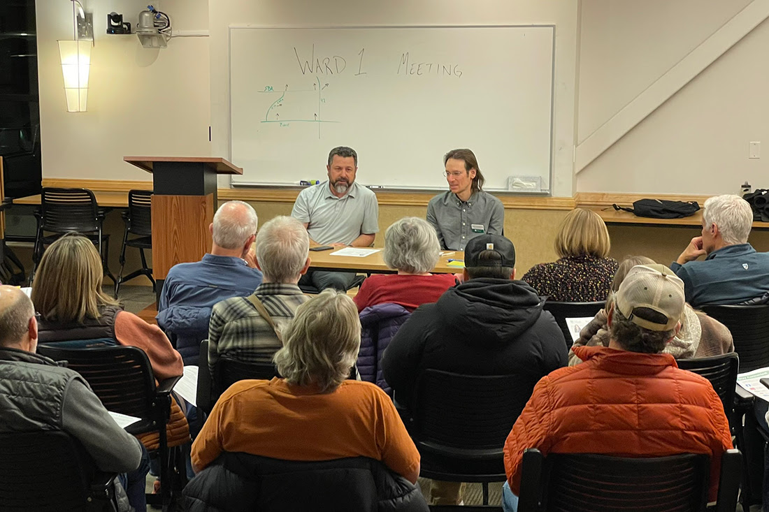 Ward 1 community meeting from February 2025
