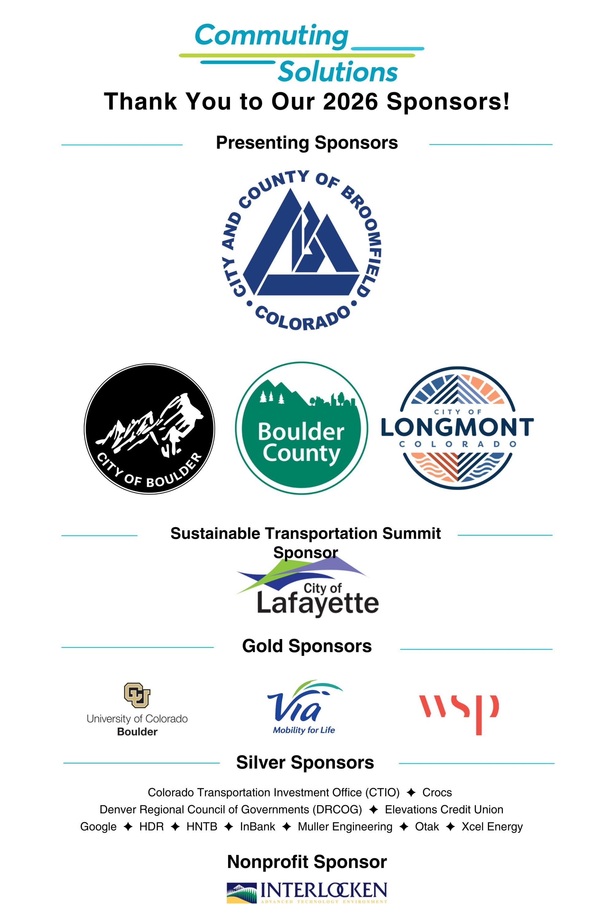 Logos of sponsorts