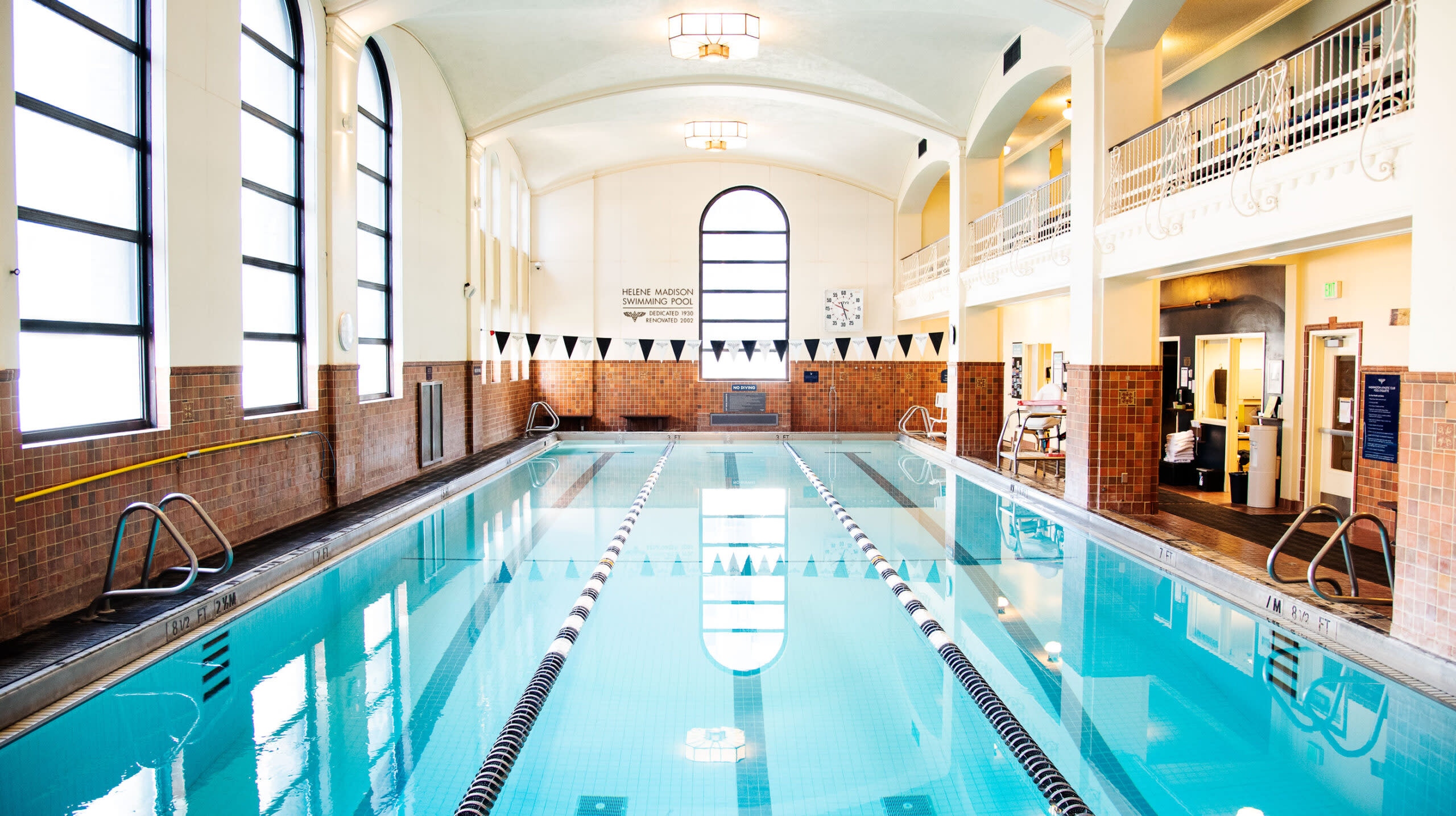 An event space inside the Washington Athletic Club