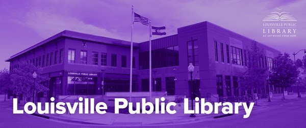 GD Header Library: image of library with text "Louisville Public Library"