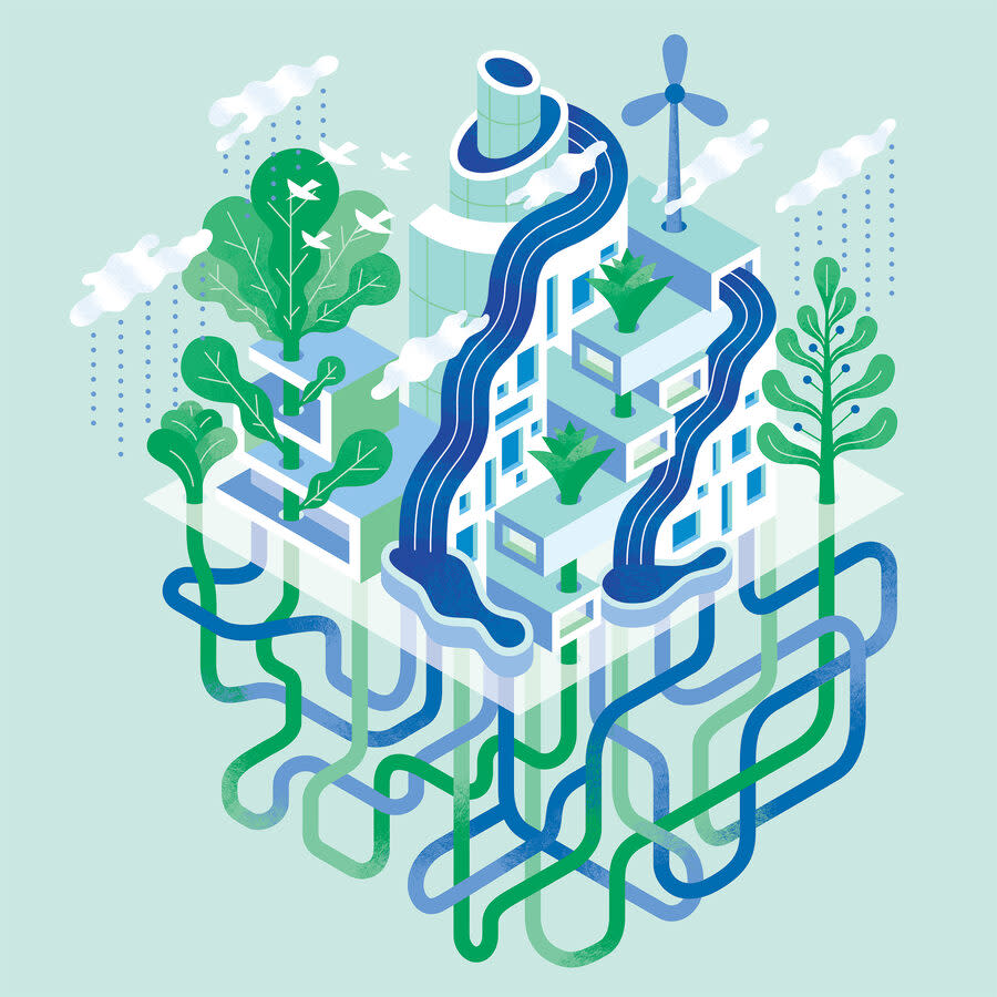 Regenerative Metropolis illustration