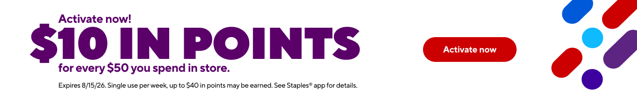 Activate now! $10 in points for every $50 you spend in store. Expires 8/15/26.