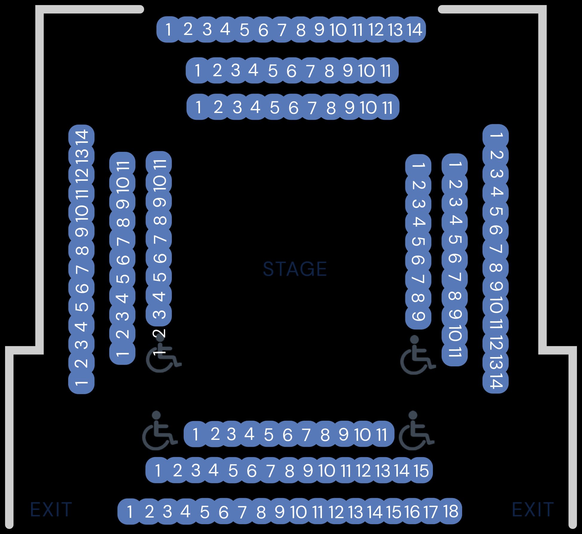 Waxlax Stage Round Configuration