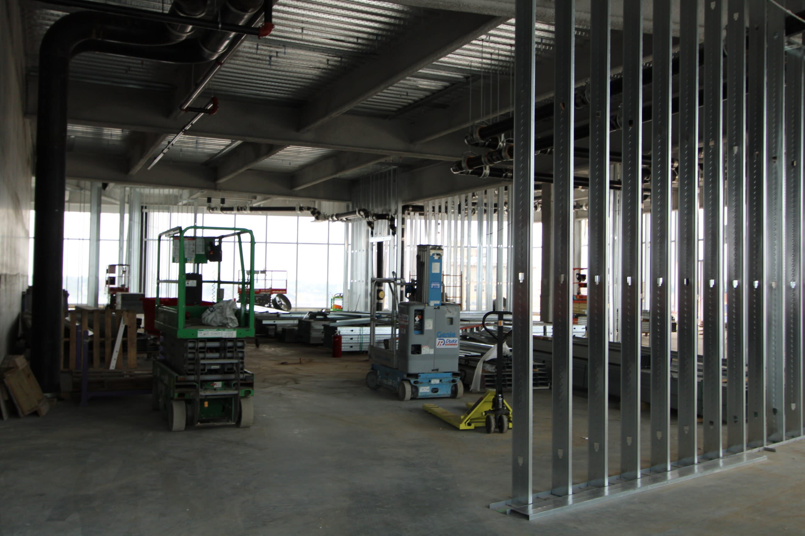 Metal Stud Framing at Mutual of Omaha Tower