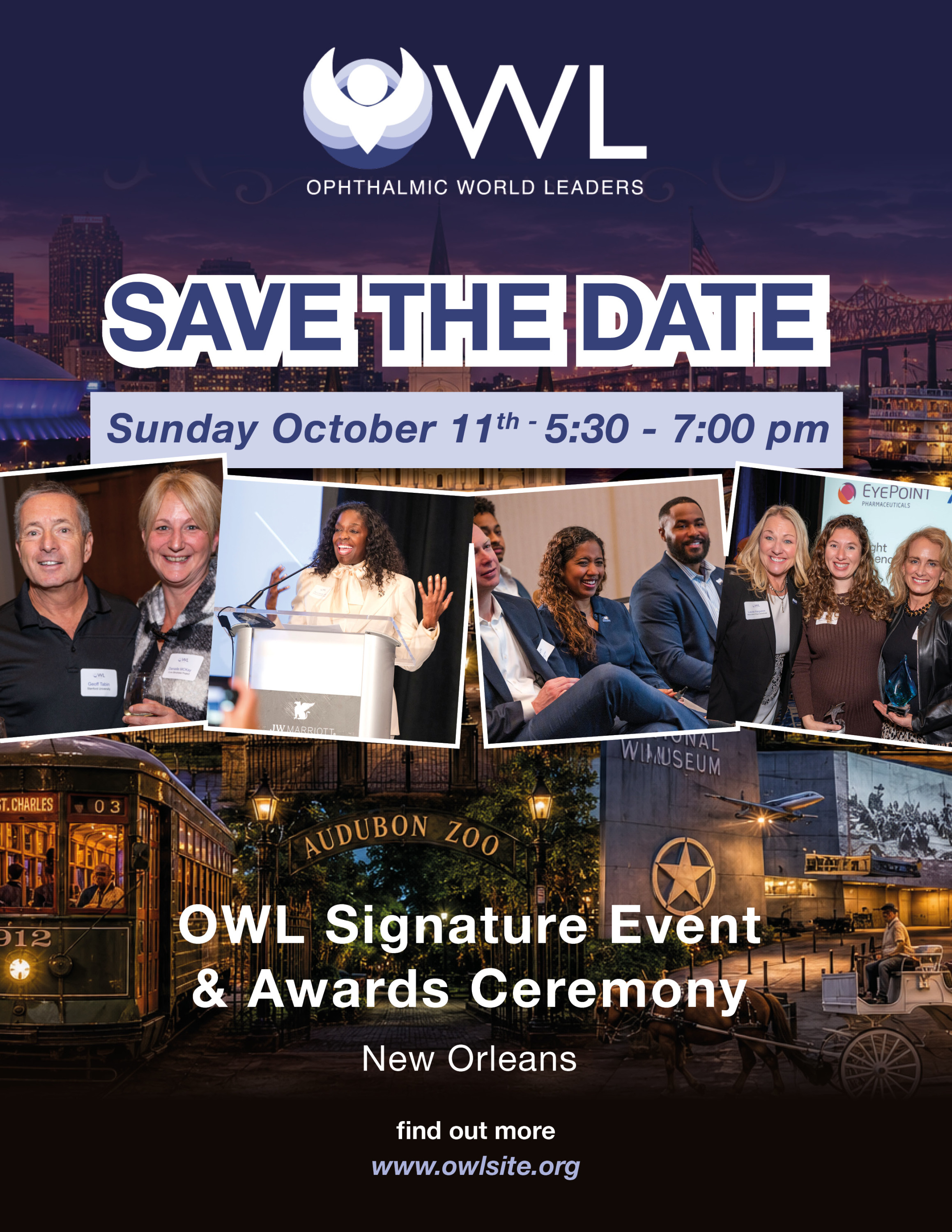 Save the date for OWL Signature Event & Awards Ceremony! Registration is open. Program details coming soon!