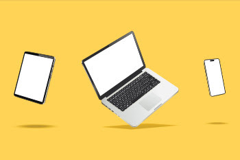 computer and phone and tablet icons