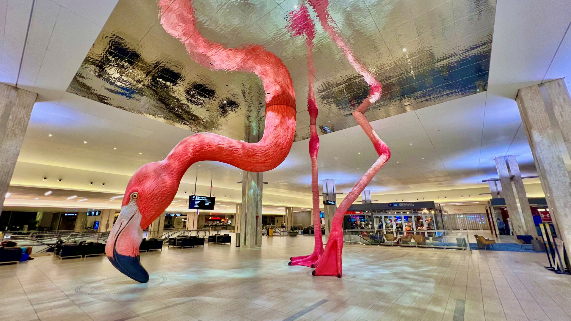 Phoebe "Home" Flamingo Sculpture